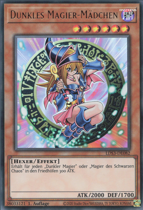 Dunkles Magier-Mädchen (V.1) LDS3-DE082 Ultra Rare