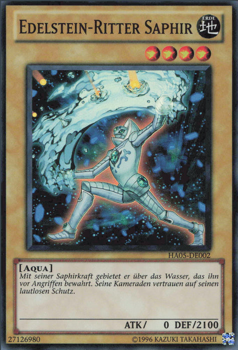 Edelstein-Ritter Saphir HA05-DE002 Super Rare