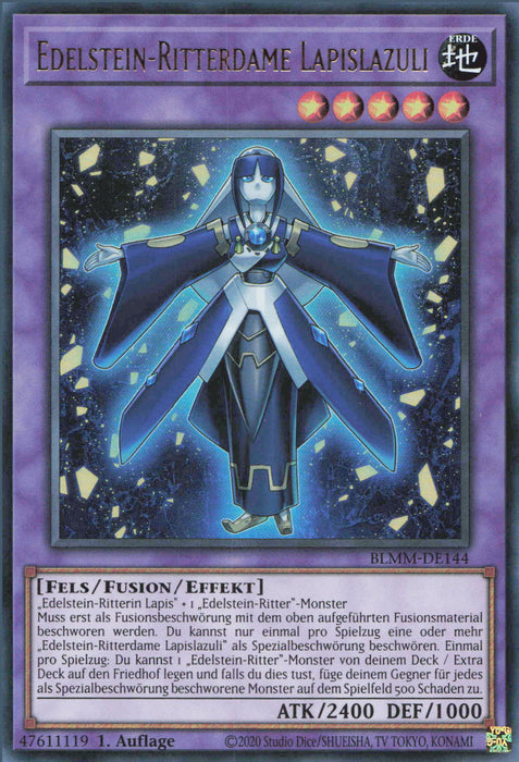 Edelstein-Ritterdame Lapislazuli BLMM-DE144 Ultra Rare Deutsch