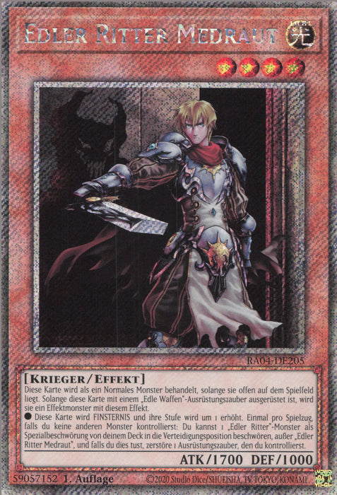 Edler Ritter Medraut (V.1) RA04-DE205 Platinum Secret Rare Deutsch