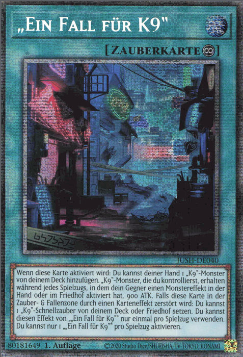 „Ein Fall für K9“ (V.2) JUSH-DE040 Starlight Rare Deutsch