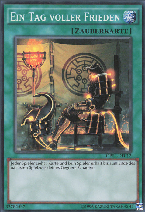 Ein Tag voller Frieden OP04-DE012 Super Rare Deutsch