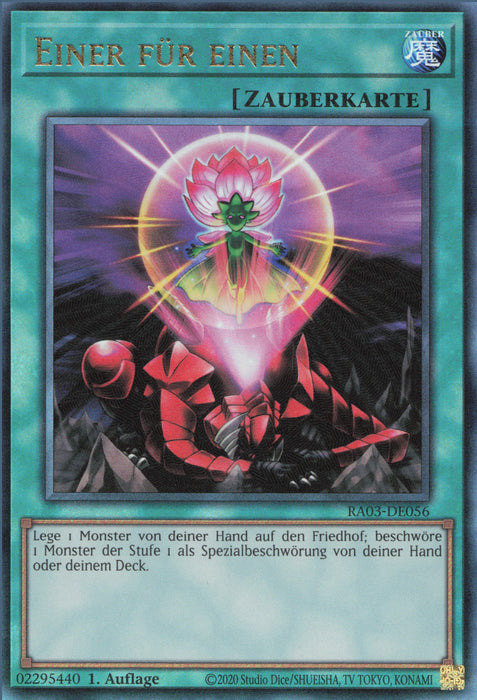 Einer für einen (V.13) RA03-DE056 Ultimate Rare Deutsch