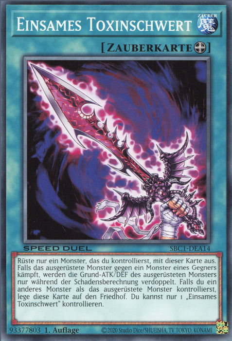 Einsames Toxinschwert SBC1-DEA14 Common Deutsch