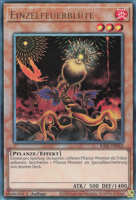 Einzelfeuerblüte (V.7) RA01-DE002 Ultimate Rare