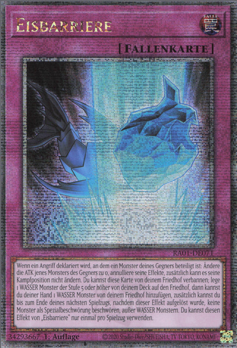 Eisbarriere (V.5) RA01-DE071 Quarter Century Secret Rare