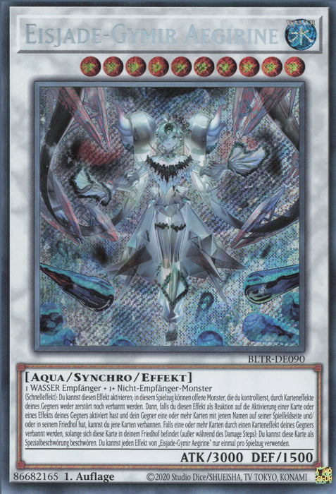 Eisjade-Gymir Aegirine BLTR-DE090 Secret Rare Deutsch