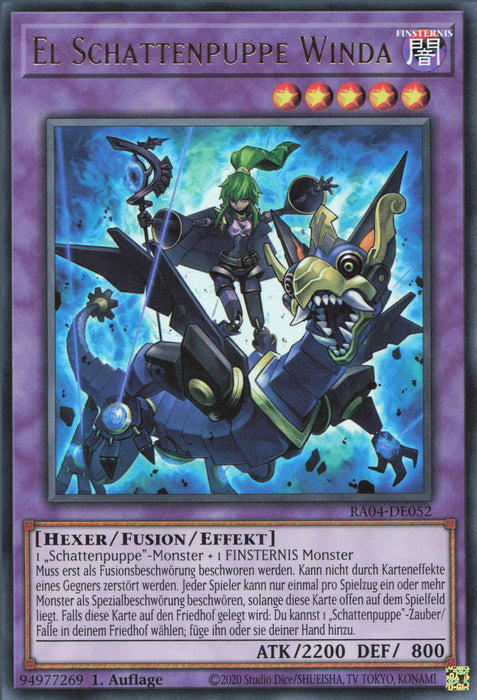 El Schattenpuppe Winda (V.2) RA04-DE052 Ultra Rare Deutsch