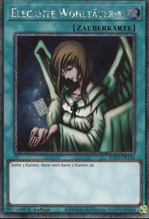 Elegante Wohltäterin (V.1) RA03-DE116 Platinum Secret Rare Deutsch