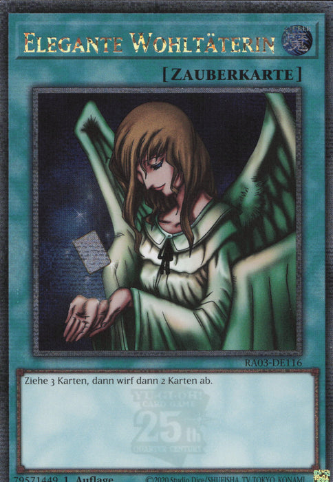 Elegante Wohltäterin (V.2) RA03-DE116 Quarter Century Secret Rare Deutsch