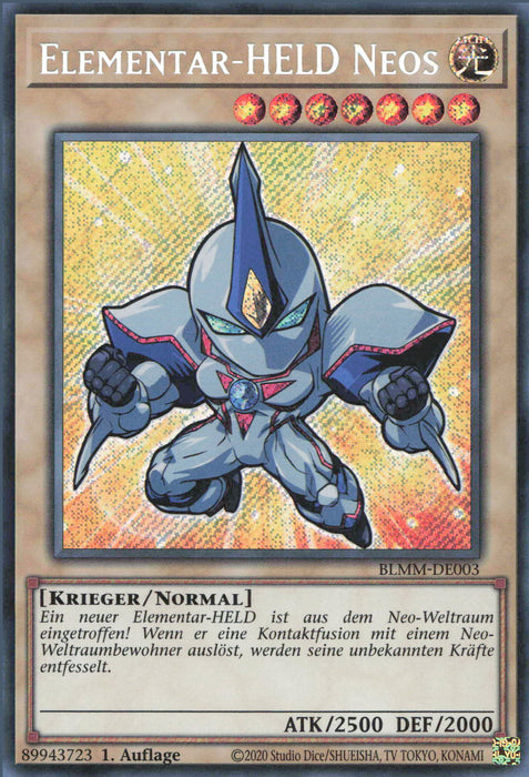 Elementar-HELD Neos (V.1) BLMM-DE003 Secret Rare Deutsch