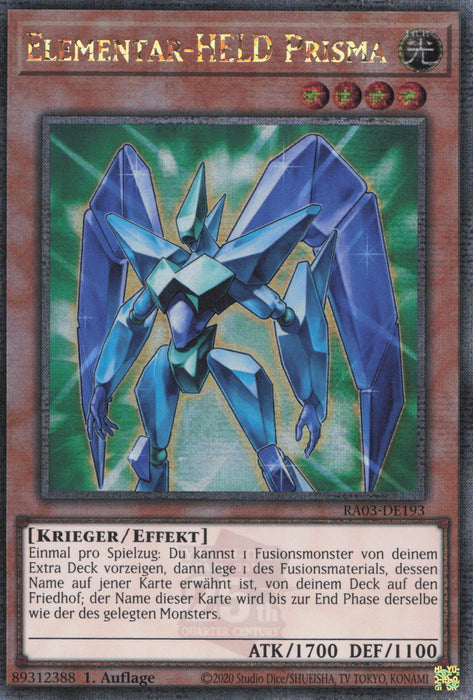Elementar-HELD Prisma (V.2) RA03-DE193 Quarter Century Secret Rare Deutsch