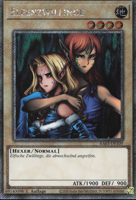 Elfenzwillinge (V.1) RA03-DE109 Platinum Secret Rare Deutsch