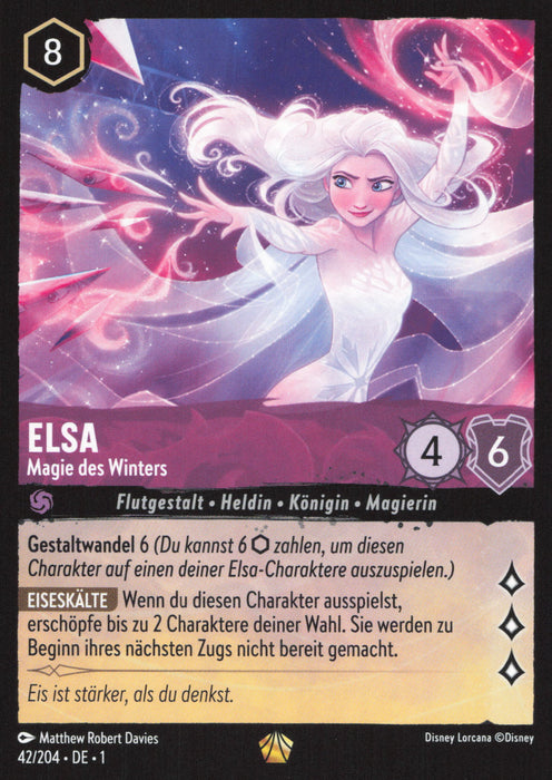 Elsa - Magie des Winters (V.1) 1TFC-042 Legendary Deutsch