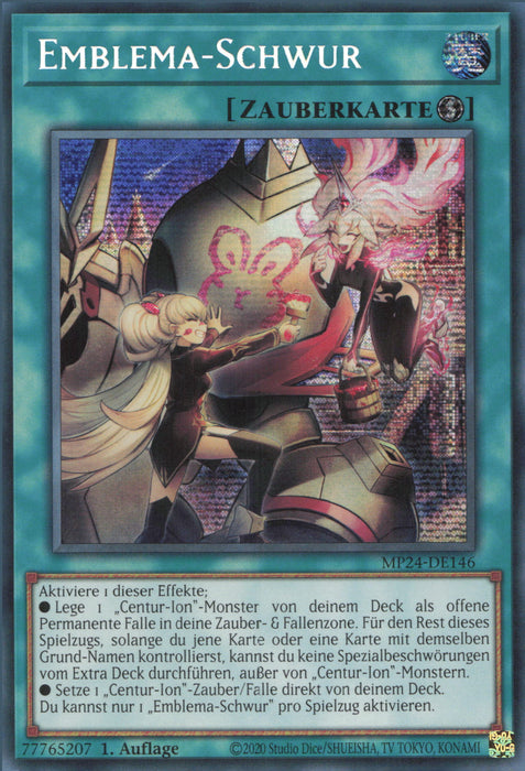 Emblema-Schwur MP24-DE146 Secret Rare Deutsch