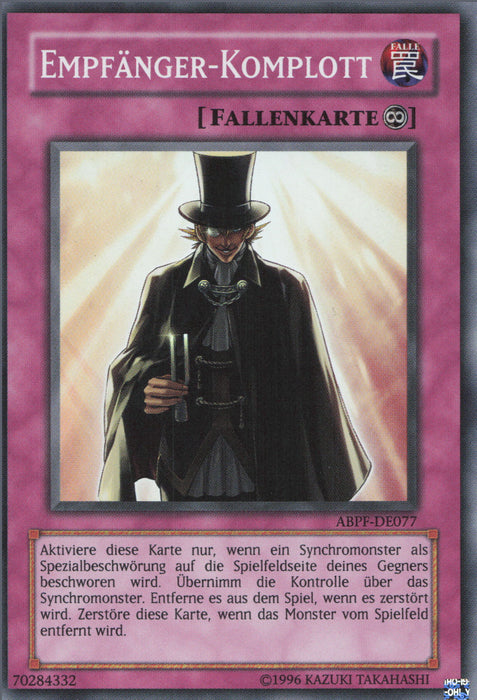 Empfänger-Komplott ABPF-DE077 Super Rare Deutsch