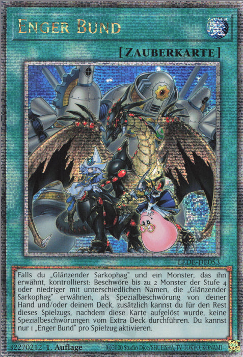 Enger Bund (V.2) LEDE-DE053 Quarter Century Secret Rare Deutsch