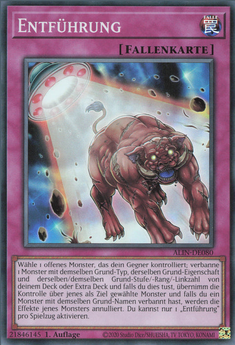 Entführung ALIN-DE080 Super Rare Deutsch