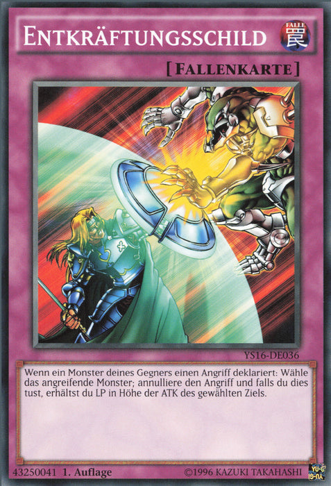 Entkräftungsschild YS16-DE036 Common Deutsch