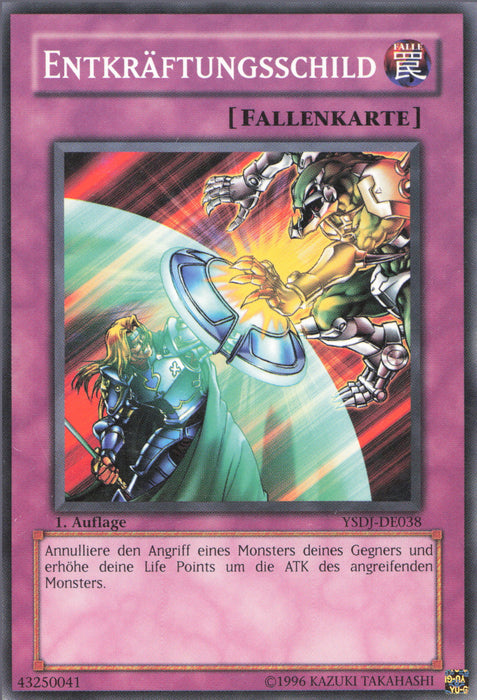 Entkräftungsschild YSDJ-DE038 Common