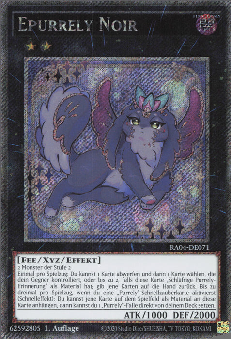 Epurrely Noir (V.4) RA04-DE071 Platinum Secret Rare Deutsch