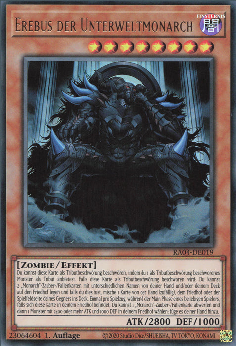Erebus der Unterweltmonarch (V.2) RA04-DE019 Ultra Rare Deutsch