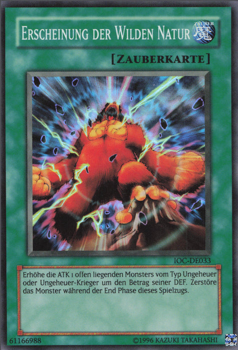 Erscheinung der Wilden Natur (V.2) IOC-DEEN033 Super Rare Deutsch