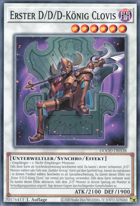 Erster D/D/D-König Clovis DOOD-DE038 Common Deutsch