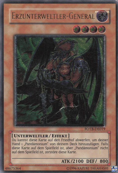 Erzunterweltler-General (V.2) FOTB-DE019 Ultimate Rare Deutsch