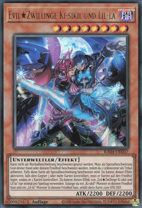 EvilTwins Ki-sikil & Lil-la (V.2) RA04-DE037 Ultra Rare Deutsch