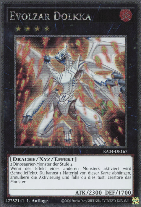 Evolzar Dolkka (V.1) RA04-DE167 Platinum Secret Rare Deutsch