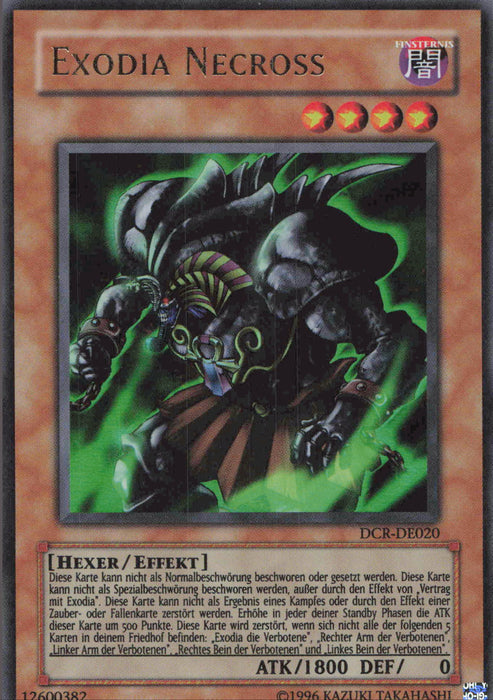 Exodia Necross (V.2) DCR-DEEN020 Ultra Rare Deutsch