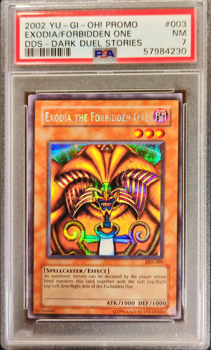 Exodia the Forbidden One DDS-EN003 Secret Rare Englisch PSA 7