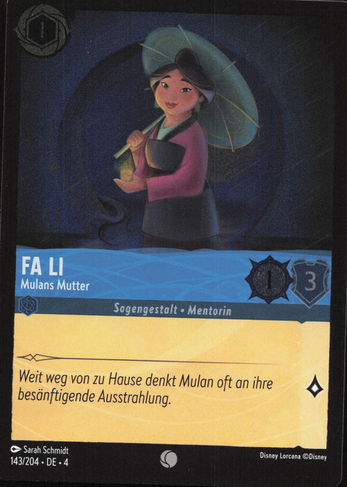 Fa Li - Mulans Mutter 4URS-143 Common Deutsch