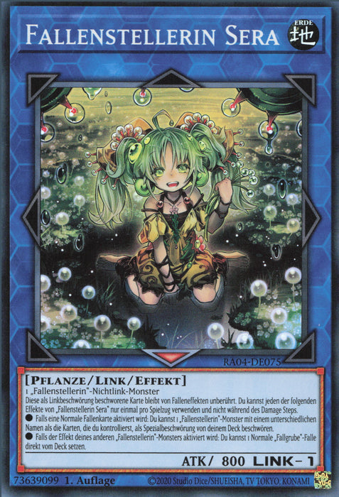 Fallenstellerin Sera (V.1) RA04-DE075 Super Rare Deutsch
