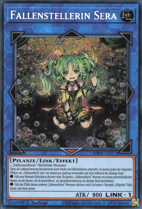 Fallenstellerin Sera (V.3) RA04-DE075 Secret Rare Deutsch