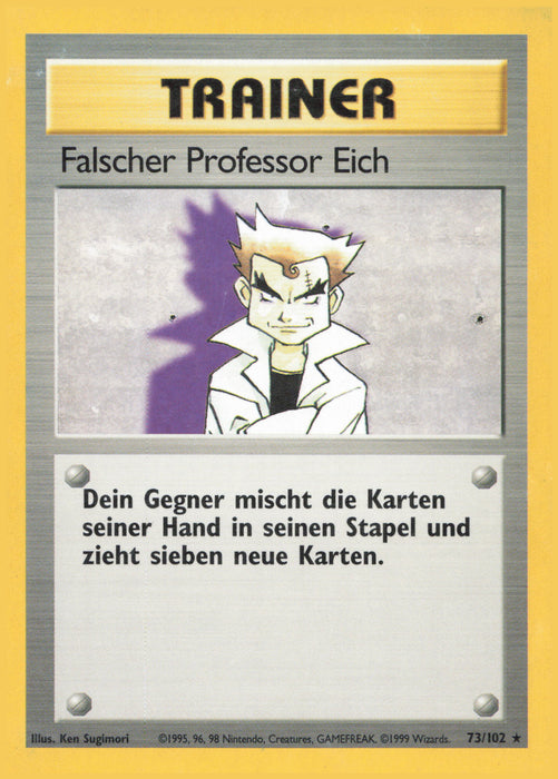 Falscher Professor Eich BS-73 Rare Deutsch