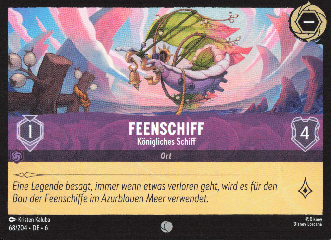 Alle Feenschiff Charakterkarten in Disney Lorcana