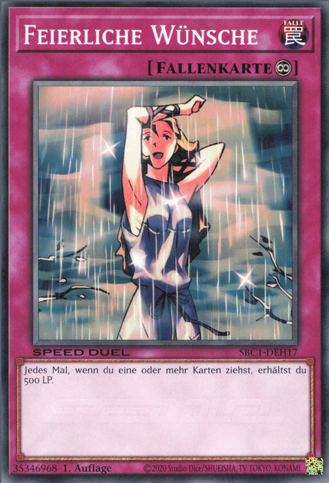 Feierliche Wünsche SBC1-DEH17 Common Deutsch