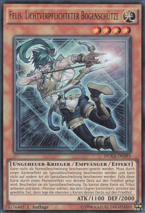 Felis, Lichtverpflichteter Bogenschütze DUEA-DE095 Ultra Rare