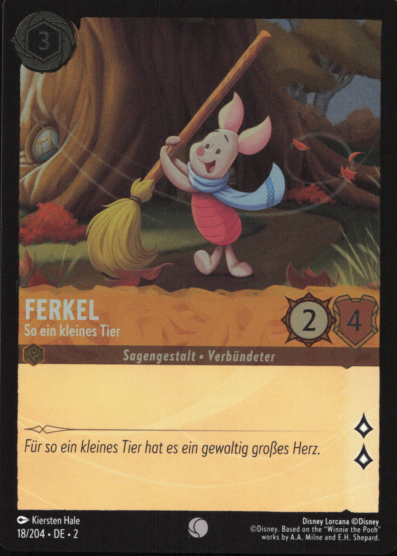 Alle Ferkel Charakterkarten in Disney Lorcana