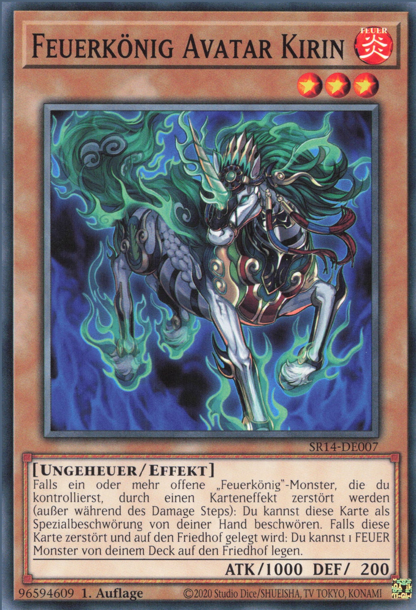 Yu-Gi-Oh! Feuerkönig Avatar Kirin