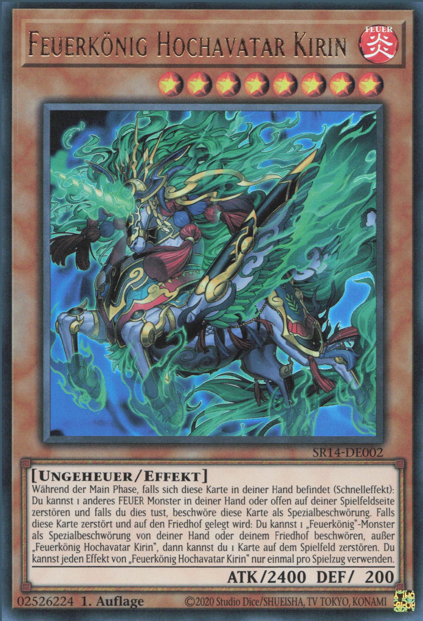 Yu-Gi-Oh! Feuerkönig Hochavatar Kirin