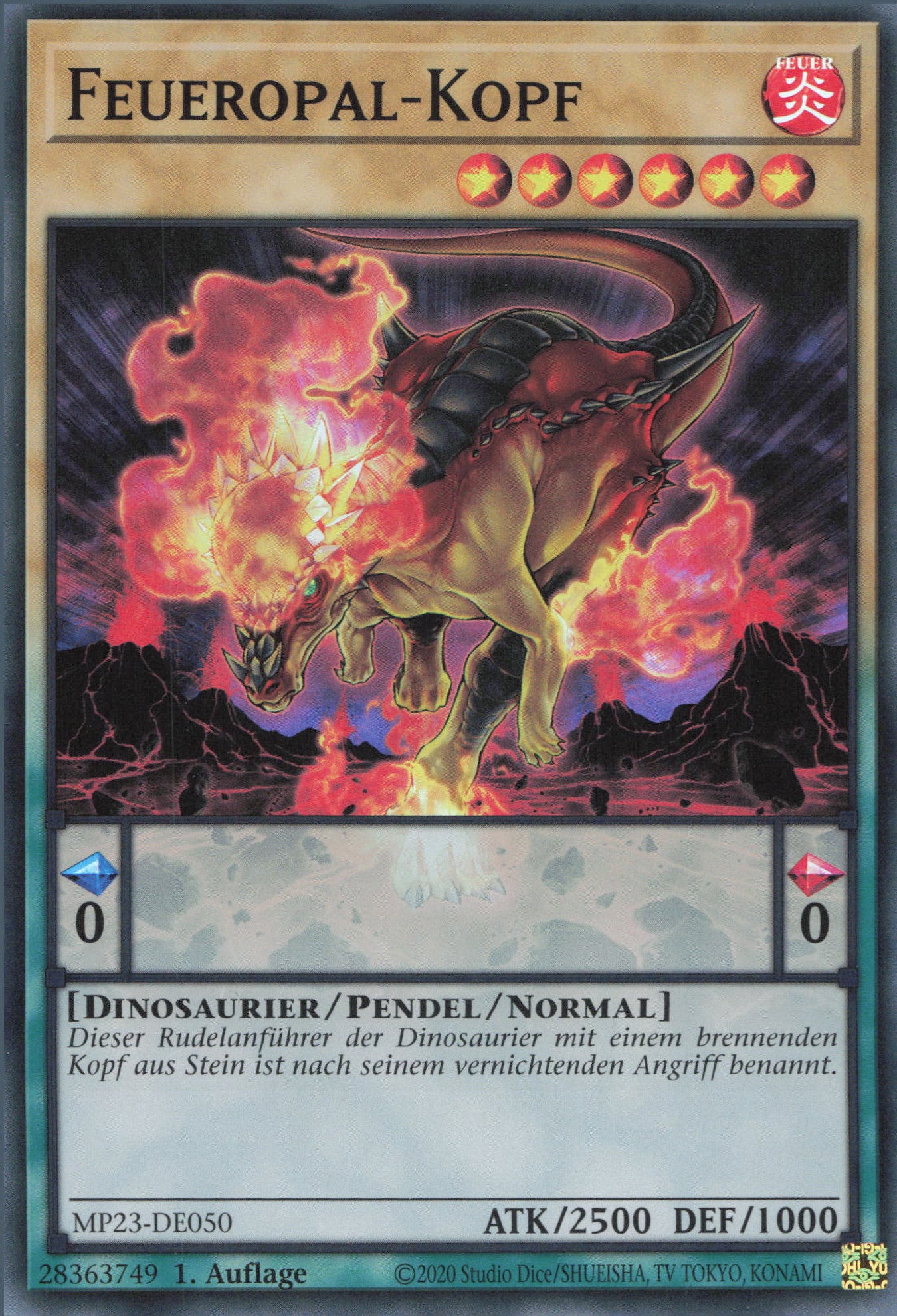 Yu-Gi-Oh! Feueropal-Kopf