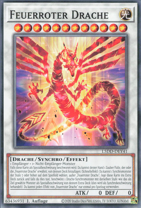Feuerroter Drache L5DD-DEY41 Common Deutsch