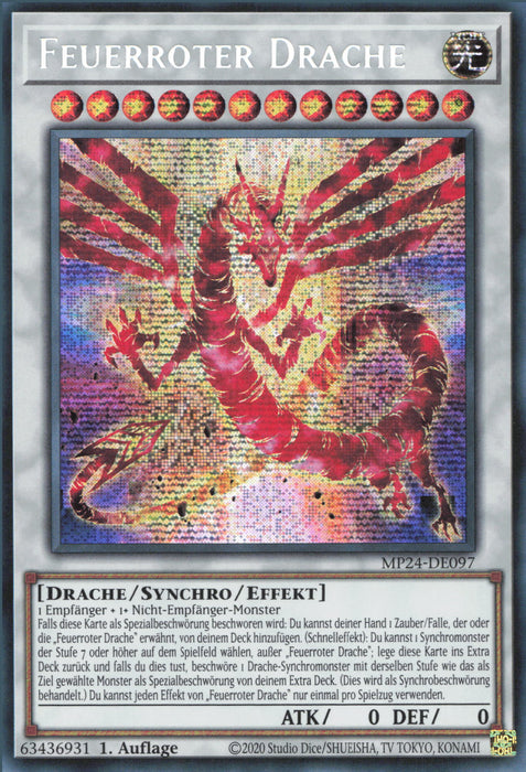 Feuerroter Drache MP24-DE097 Secret Rare Deutsch