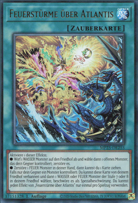 Feuerstürme über Atlantis MP25-DE255 Ultra Rare Deutsch