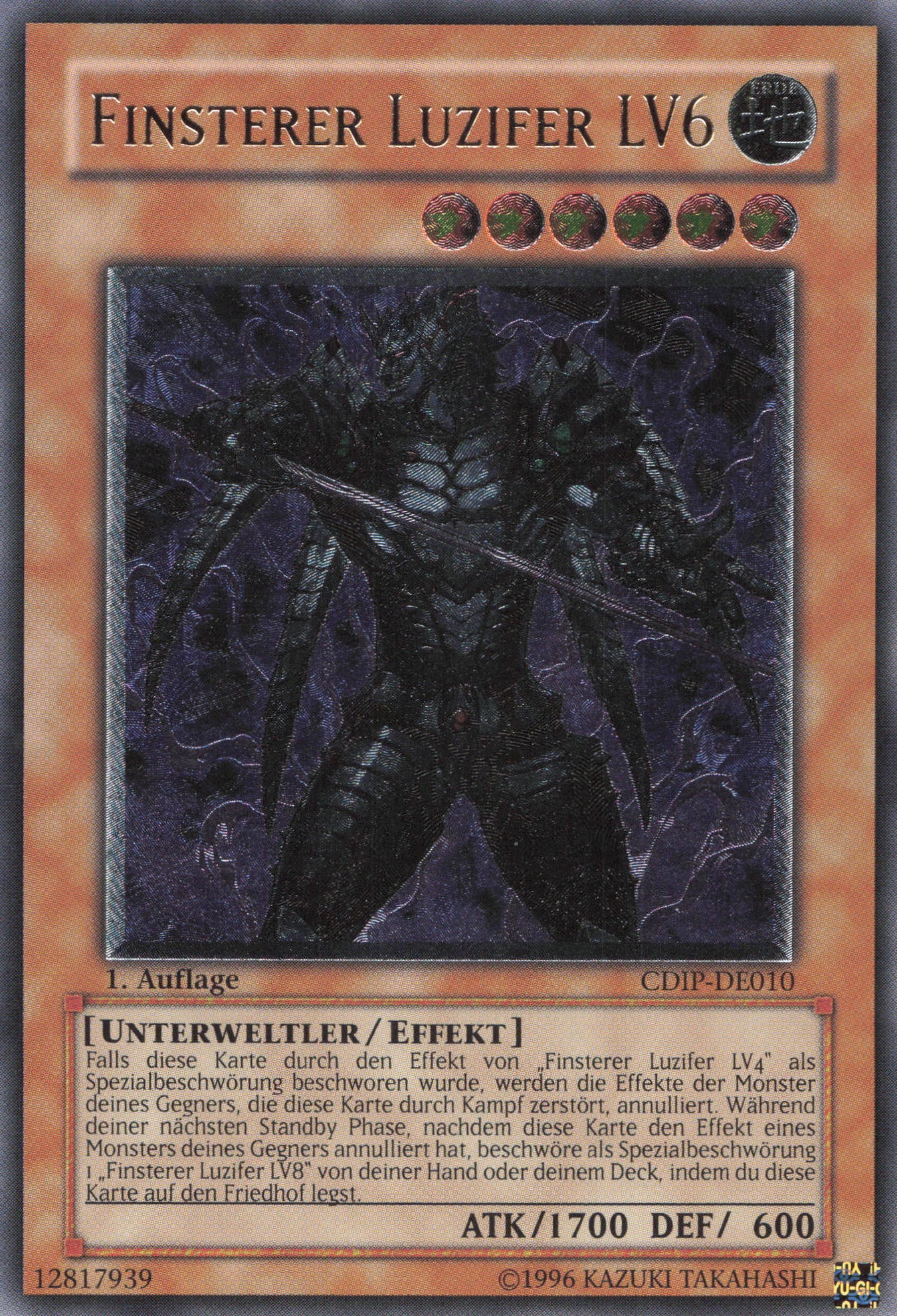 Yu-Gi-Oh! Finsterer Luzifer LV6 (V.2)