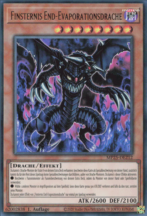 Finsternis End-Evaporationsdrache MP25-DE212 Ultra Rare Deutsch