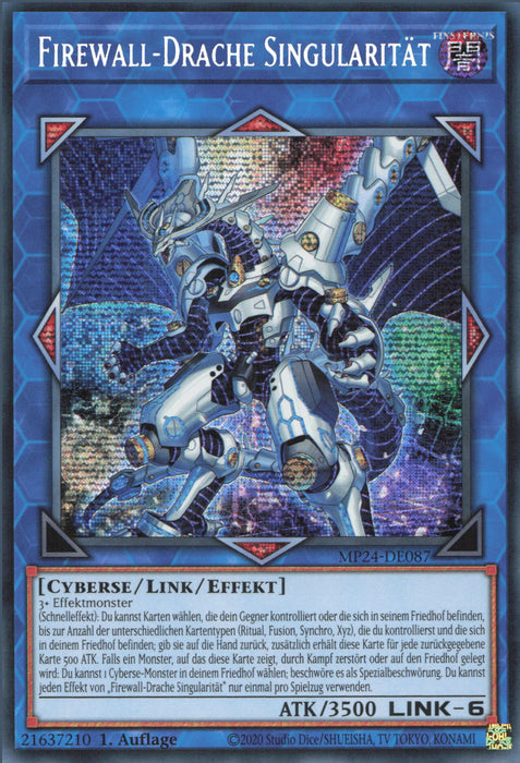 Firewall-Drache Singularität MP24-DE087 Secret Rare Deutsch